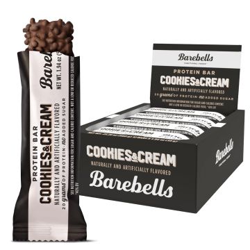 Barebells Protein Bars Cookies & Cream - 12 Barras 20g Proteína