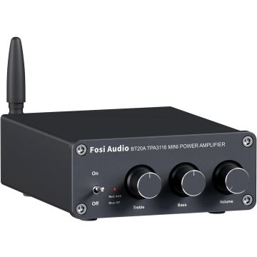 Amplificador Bluetooth Estéreo Fosi Audio BT20A 200W 2 Canales