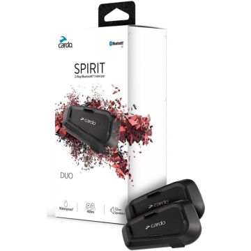 Auriculares intercomunicadores Bluetooth para moto Cardo Spirit pack doble