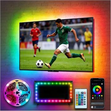 Tira LED TV 45 a 75 Pulgadas Sincronización Bluetooth