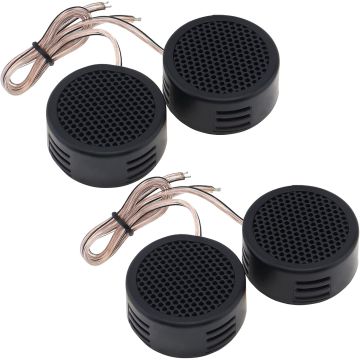 Tweeters para auto 4 pcs 500W mini dome alta eficiencia