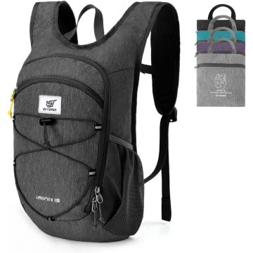 Mochila de Senderismo Plegable 15L Ligera con Correa Pecho