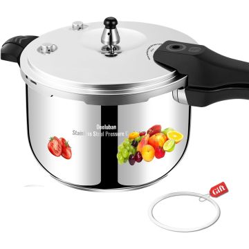 Olla a Presión Acero Inoxidable 8L Deeluban