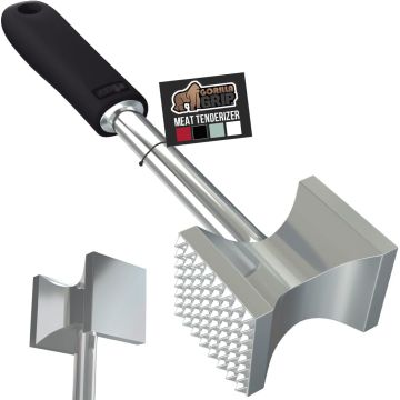 Ablandador de Carne Gorilla Grip Doble Cara Negro
