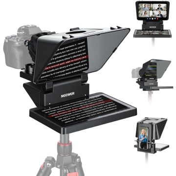Teleprompter NEEWER 2 en 1 11 pulgadas con monitor