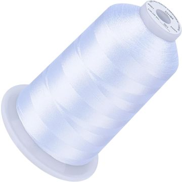 Hilo de Bordado Simthread 5500 Yds, 40WT 100% Poliéster - Blanco