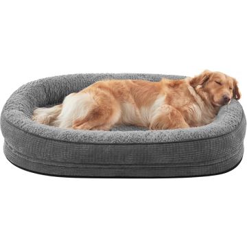 Cama Ortopédica para Perro Grande XL con Borde y Base Antide