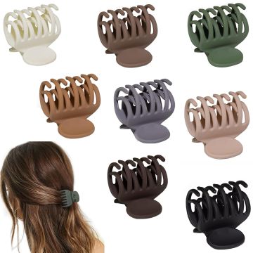 Pinzas para cabello con doble fila de dientes 1.6 pulg