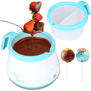 Fuente de Chocolate Party Desserts 6 x 6 x 5 pulgadas Plástico