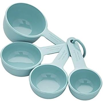 Set de 4 Tazas Medidoras KitchenAid - Aqua Sky