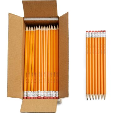 Lápices Amazon Basics #2 HB Preafilados para Escritura y Dibujo 150 Piezas
