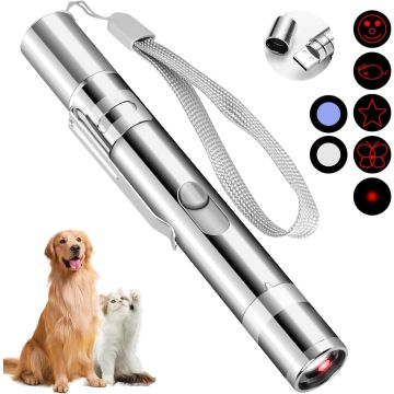 Juguete interactivo recargable para gatos y perros