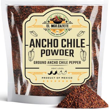 Polvo de Chile Ancho 4 oz Marca El Molcajete