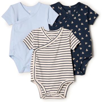 Body Bebé Unisex Algodón Manga Corta