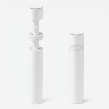 Soporte ajustable para GPU color blanco de aluminio