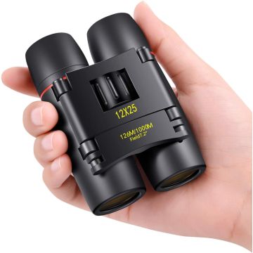 Binoculares Compactos 12x25 para Adultos y Niños