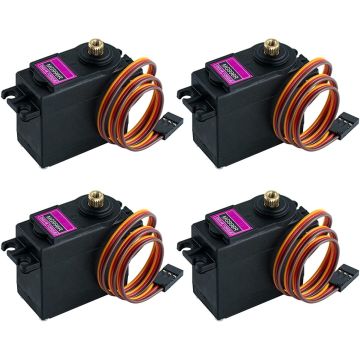 4Pack MG996R 55g Servomotor Digital Alto Torre Engranaje Metal