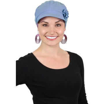Gorro de algodón para mujer con protección solar UPF 50+
