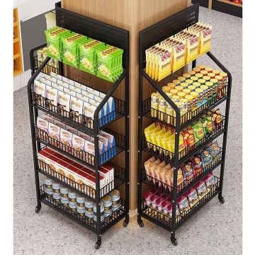 Estante Exhibidor de Supermercado para Papas Fritas y Dulces