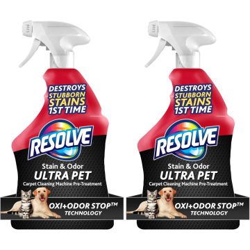 Resolve Ultra Removedor de Manchas y Olores para Alfombras 32 oz Pack de 2