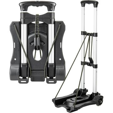 Carretilla Plegable de Mano con 2 Ruedas y 110 lb