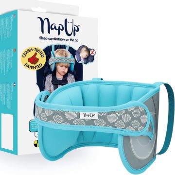 Asiento infantil NapUp soporte ajustable para coche, protección contra cabeceo