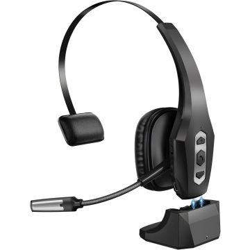 Auriculares Bluetooth Trucker con Base de Carga y Micrófono