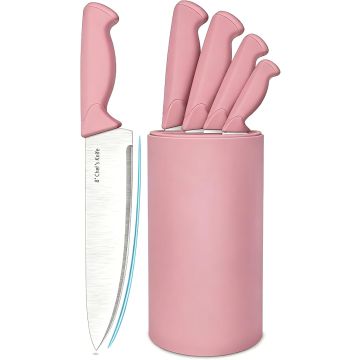 Set Cuchillos Cocina 6 Piezas Acero Inoxidable Base