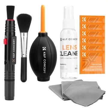 Kit profesional de limpieza K&F CONCEPT para cámaras DSLR