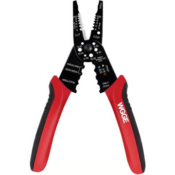Alicate Crimpeador y Pelacables WGGE WG-015 8 Pulgadas