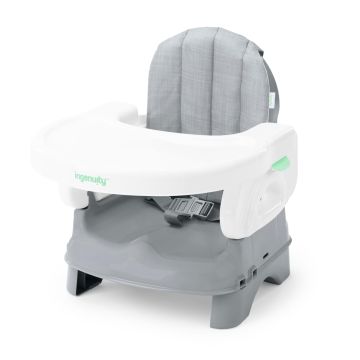 Silla booster infantil Ingenuity Deluxe Comfort plegable y portátil gris