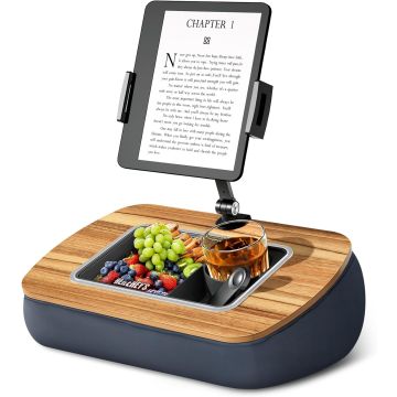 Soporte ERGONOV tipo almohada para tablets y teléfonos, gris