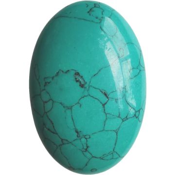 Piedras de Cómo Howlite Verde Pulidas Ovaladas para Ansiedad