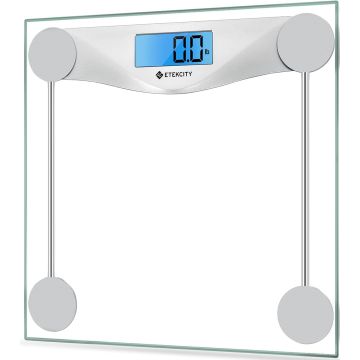 Báscula Digital Corporal Etekcity, LCD Azul, 400 lb