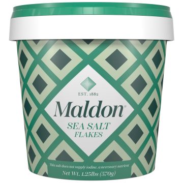 Maldon Salt, Escamas de Sal Marina, 570 g, Tubo Resellable