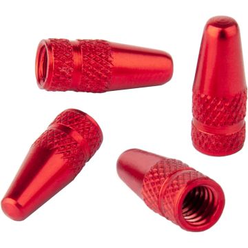 Tapones de válvula Presta de aluminio anodizado 4 unidades