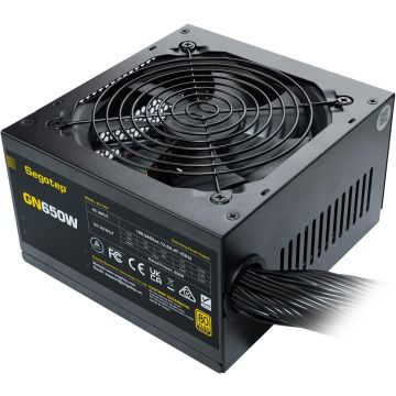 Fuente de Poder Segotep 650W 80 Plus Gold ATX No Modular GN-650