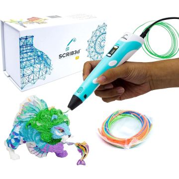 Lápiz 3D SCRIB3D P1 con Pantalla y Filamento PLA