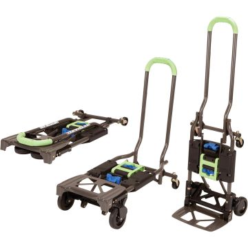 Carro de Mano Plegable Multi Posición Cosco Shifter 300 lb Capacidad Verde