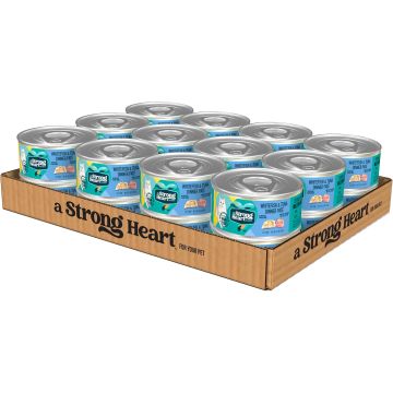 Alimento Húmedo para Gatos Strongheart Paté de Pescado Blanco y Atún - Pack de 24