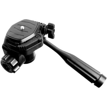 Cabezal para trípode con placa rápida 1/4'' negro