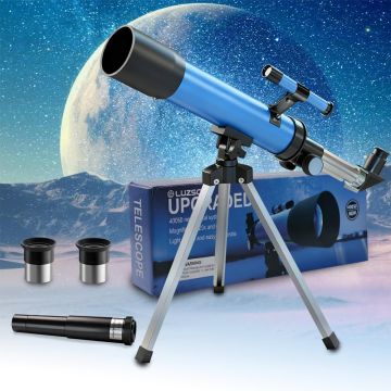 Telescopio para Niños 50mm 100x Aumentos con Trípode y 2 Oculares