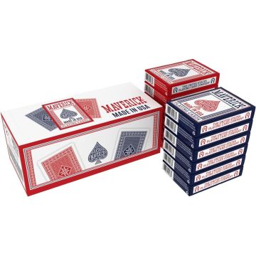Maverick Naipes de Poker 12 Paquetes, Fabricado en USA