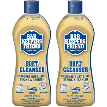 Bar Keepers Friend Limpiador Multiuso Líquido Suave 13 oz x 2