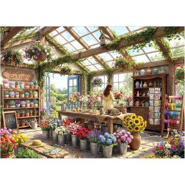 Puzzle para adultos 1000 piezas Cozy Flower Shop