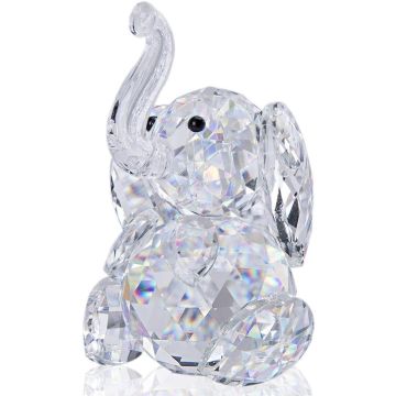 Figura Decorativa Elefante de Cristal H&D Coleccionable