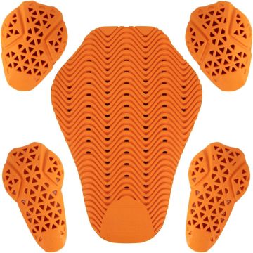 Chaleco protector moto CE Nivel 2, set 5 piezas