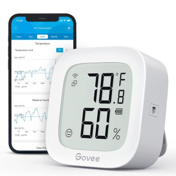 Termómetro Higrómetro WiFi Govee H5103 Blanco