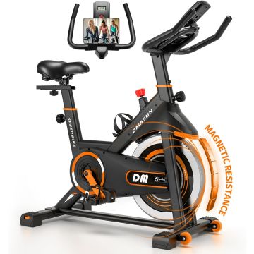 Bicicleta fija magnética DMASUN con asiento cómodo y display digital