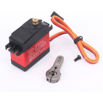 Servo ZOSKAY Digital 25KG Alta Torque Engranaje Metal para RC 1/8 1/10